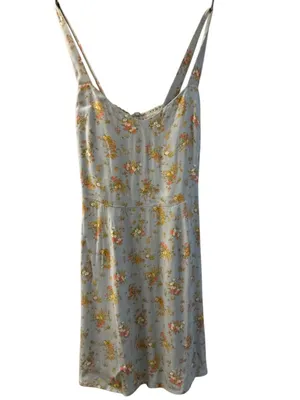 Reformation Humphrey Mini Dress Blue Floral Grazia Vacation romantic Fairy thumbnail 10
