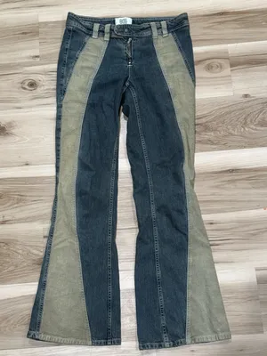 Urban Outfitters BDG Motocross Stripe Low-Rise Flare Jeans Women’s 28 thumbnail 4