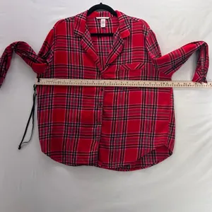 Victorias‎ Secret Pajama Top Red Large thumbnail 10