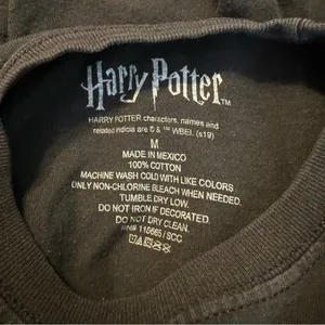 Harry Potter Hufflepuff Cotton T shirt Size Medium Black Fadec thumbnail 5