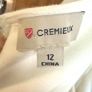 Cremieux Size 12 Fit & Flare Cocktail‎ Dress White Lace Overlay Cap Sleeve thumbnail 3
