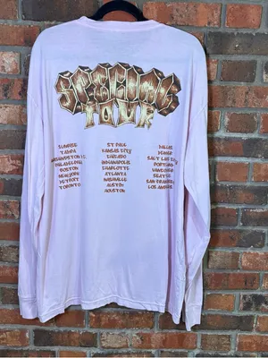 Lizzo official womens Special tour 2023 merch long sleeve t-shirt pink XL thumbnail 4