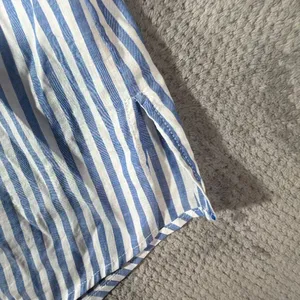 J.Crew Size L Blue White Striped Cotton Button Down Shirt Long Sleeve Officewear thumbnail 6