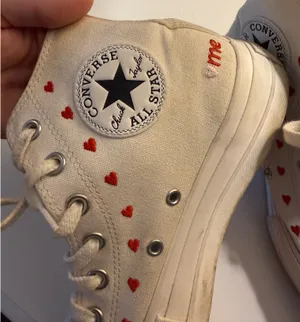 Converse Platform Hearts Chuck Taylor All Star Lift High Embroidered thumbnail 4