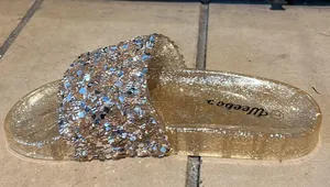 Weeboo Glitter Jelly Slides Size 7 thumbnail 4