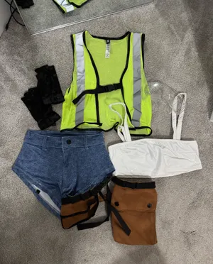 Forplay Under Construction Halloween Costume Green Size XS thumbnail 3