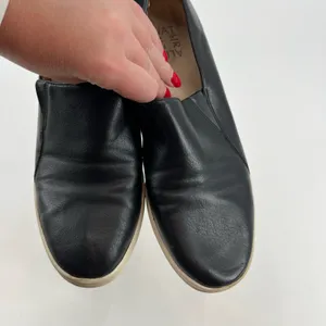 Naturalizer Women black Sandra Slip On faux leather Wedges comfort shoe size 9 thumbnail 3