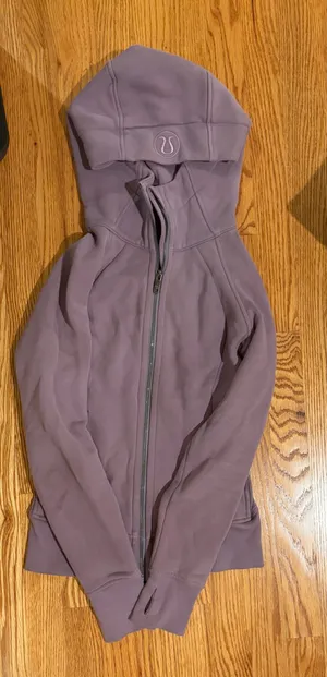 Purple Lululemon Full-Length Scuba Sweatshirt  thumbnail 1