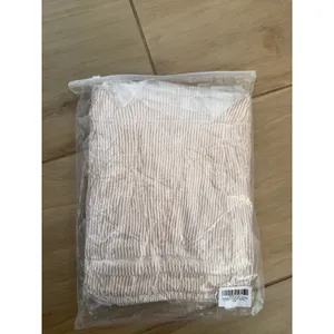 NEW 2 Pc Lounge Travel Outfit Ribbed Knit Long Sleeve Wide Leg L thumbnail 4