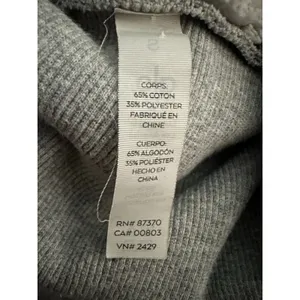 Alo Yoga Effortless Gray Cropped Hoodie heathered grey size small thumbnail 6