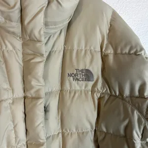 The North Face 600 Fill Vintage Puffer Parka Womens Size Large Cream Silver 2008 thumbnail 3