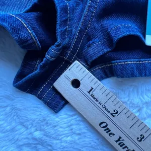 Halara Denim Shorts Dark Wash Blue High Rise Stretch XS Regular 02841421 NWT‎ thumbnail 5