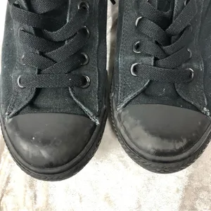 Converse shoes black chuck taylor all star sneakers size 8 unisex junior thumbnail 8