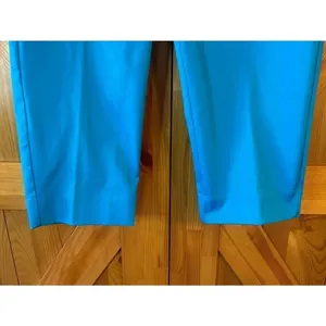 Worthington Fresh Blue Cropped Dress Pants Slim Leg Petite Size 6P NWT (8741) thumbnail 3