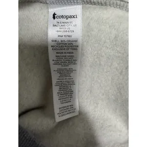 Cotopaxi "Do Good" Sweatshirt Pullover Fleece Heather Gray Women's Size‎ Small thumbnail 11