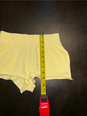 KatieJ NYC Dylan Shorts Butter Yellow Tween Knit Lounge Shorts thumbnail 5
