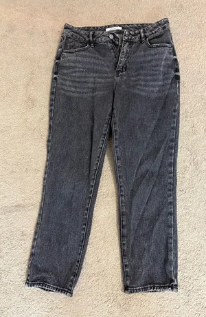 Pacsun Black Denim Mom Jeans  thumbnail 1