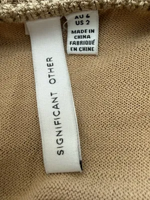 Significant Other Siena Mini Dress Size 2 Halter Crochet Knit thumbnail 7