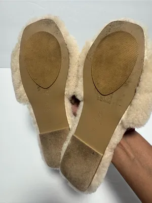 Raye Fuzzy Sandals Size 7.5 thumbnail 6