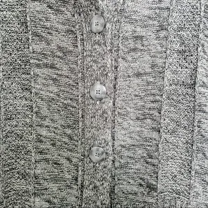 Vintage North Crest Sweater Vest Large Gray Marled Ramie Cotton Grandpa Preppy thumbnail 5
