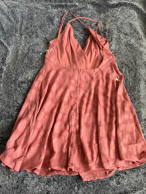 Speechless Strappy Cross-Back Mini A-Line Dress (JUNIORS) Size: XL thumbnail 6