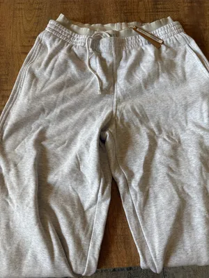 SKIMS (BLP) Cotton Fleece Exposed Boxer Pant | Light heather Gray | Size M thumbnail 4
