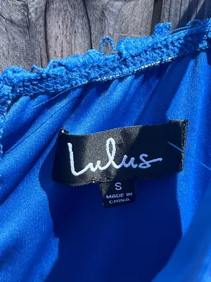 Lulu's Taliah Blue Lace Midi Dress thumbnail 8