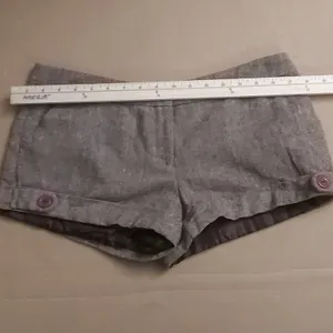 Vintage Brown Tweed Lined Shorts Dark Academia Heritage Preppy Y2K Fall Casual thumbnail 3