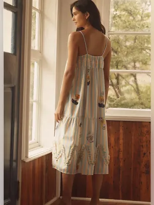 NWT Anthropologie LyreBird Midi Nap Dress thumbnail 2