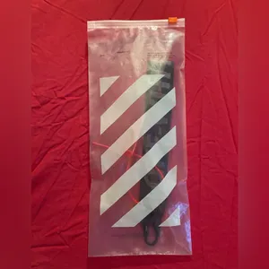 Authentic Off-White Keychain / Lanyard by Virgil Abloh In Black thumbnail 9