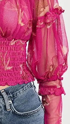 Free People Time for Shine Top Pink thumbnail 4