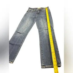 Frame Le High Straight Leg Denim Jeans Womens Size 26 Pintucked Boylston Wash thumbnail 10