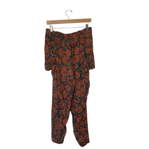 Free People Medium High Rise Olympia Harem Balloon Printed Boho Floral Pants‎ thumbnail 2