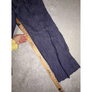 athleta cabo linen textured wide leg pant navy 14 thumbnail 10