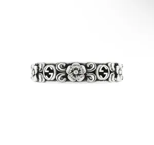 Interlocking G Flower Ring AG925 thumbnail 2