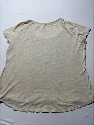 Rufflewn XL Beige Graphic Tee with Artsy American Flag thumbnail 5
