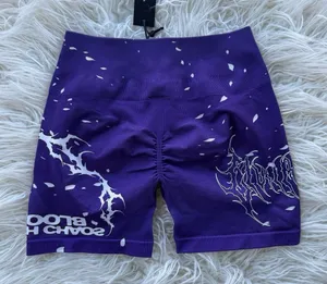 Civil Regime Blowout Kelly Seamless Shorts Bright Purple Size Small thumbnail 1