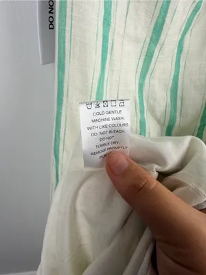 New princess polly Lewisa Stripe Sleeveless Maxi Dress in cream green size 10 thumbnail 9