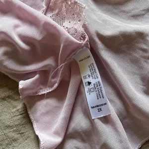 Source Unknown Pink Lace Open Back cut out Babydoll Lingerie top 2X romantic coquette thumbnail 4