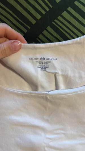 Brandy Melville White Tank Top thumbnail 2