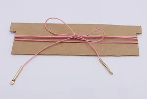 Barbie Bubblegum Pink Long String Wrap Around Tie Choker Necklace thumbnail 2