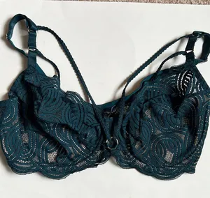 Rougegorge BlueGreen Sexy Lace Underwire Bra. Size FR 95E/ EUR 80E / US 36D thumbnail 1