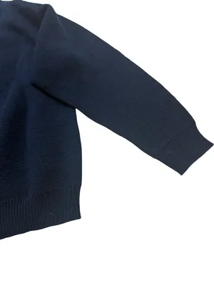 Pendleton Navy Floral Rose Print Cardigan Sweater Wool Knit Button Large Women's thumbnail 9