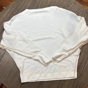 We The Free Cream Long Sleeve Top with Zipper Detail thumbnail 1