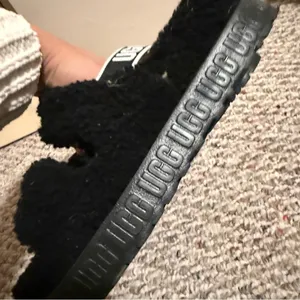 UGG Oh Fluffita Slide Slingback Black- Size 10 thumbnail 8