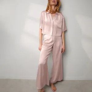 NWT Lunya 100% Washable Silk Delicate Pink Sleep Top ONLY Sz Medium Quiet Luxury thumbnail 2