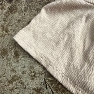 Coco + Jaimeson Tan Peplum Crop Top thumbnail 4