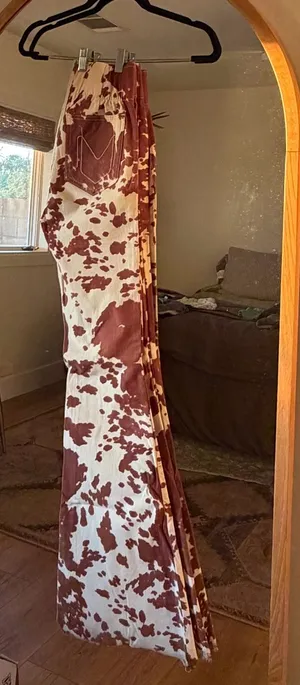 Show Me Your Mumu Cowprint Pants thumbnail 1