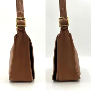 Vintage 90sCoach Stewardess Bag British Tan Leather Handbag Crossbody thumbnail 9