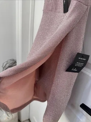 Lulu's Shimmery Light Pink mini dress thumbnail 5